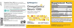 Label for OmegaGenics Neuro 1000