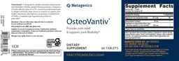 Label for OsteoVantiv