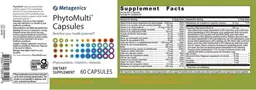 Label for PhytoMulti Capsules