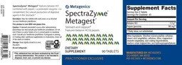 Label for SpectraZyme Metagest
