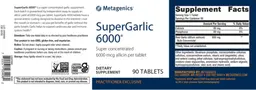 Label for SuperGarlic 6000