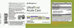 Label for UltraFlora Acute Care
