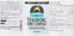 Label for Hyaluronic Joint Complex