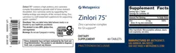 Label for Zinlori 75