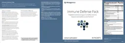 Label for Immune Defense Pack