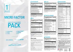 Label for Micro Factor CoQ10