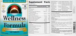 Label for Wellness Formula