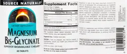 Label for Magnesium Bis-Glycinate