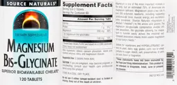 Label for Magnesium Bis-Glycinate