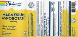 Label for Magnesium Asporotate 400 mg