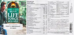 Label for Men's Life Force Multiple