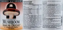 Label for Mushroom Immune Defense