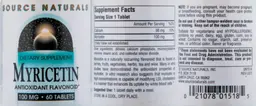 Label for Myricetin 100 mg