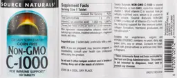 Label for Non-GMO C-1000