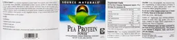 Label for Pea Protein Power