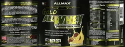 Label for GOLD ALLWHEY Chocolate Peanut Butter