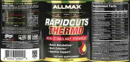 Label for Rapidcuts Thermo