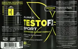 Label for TESTOFX Sport