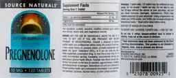 Label for Pregnenolone 50 mg