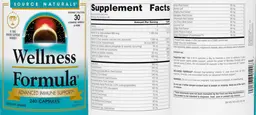 Label for Wellness Formula