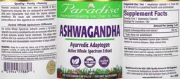 Label for Ashwagandha