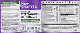 Label for Every Woman's One Daily Multivitamin