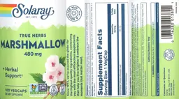 Label for Marshmallow 480 mg