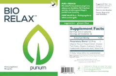 Label for Bio Relax