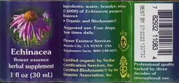 Label for Echinacea Flower Essence