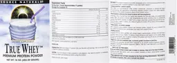 Label for True Whey