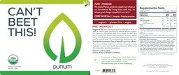 Label for Can't Beet This!