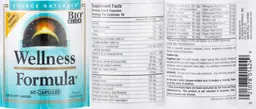 Label for Wellness Formula