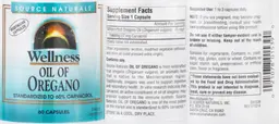Label for Oil of Oregano
