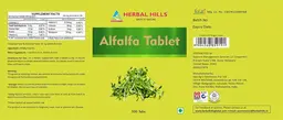 Label for Alfalfa Tablet