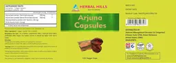 Label for Arjuna Capsules