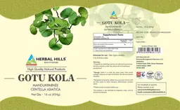 Label for Gotu Kola