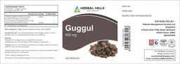 Label for Guggul 500 mg