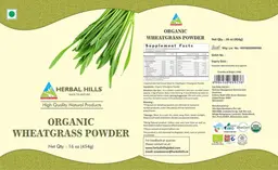 Label for Organic Wheatgrass Powder