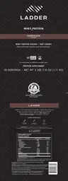 Label for Whey Protein Chocolate Flavored