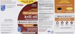 Label for Fish Oil Plus Krill Oil