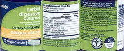 Label for Herbal Digestive Cleanse