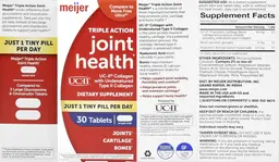 Label for Joint Health Triple Action