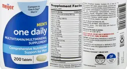 Label for Men's One Daily