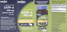 Label for SAM-e 400 mg