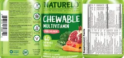 Label for Chewable Multivitamin for Children