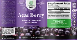 Label for Acai Berry