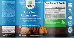 Label for Ceylon Cinnamon