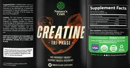 Label for Creatine Tri-Phase