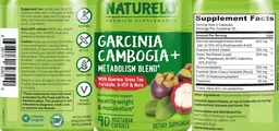 Label for Garcinia Cambogia +