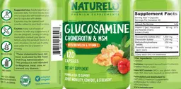 Label for Glucosamine Chondroitin & MSM